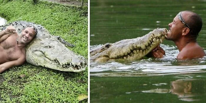 Chito, un pescador costarricense, cuidó a un cocodrilo que había recibido un disparo en la cabeza y lo devolvió a su hogar.