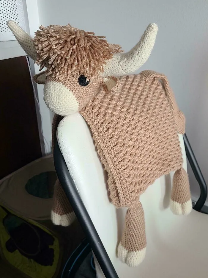 Highland Cow Baby Blanket
