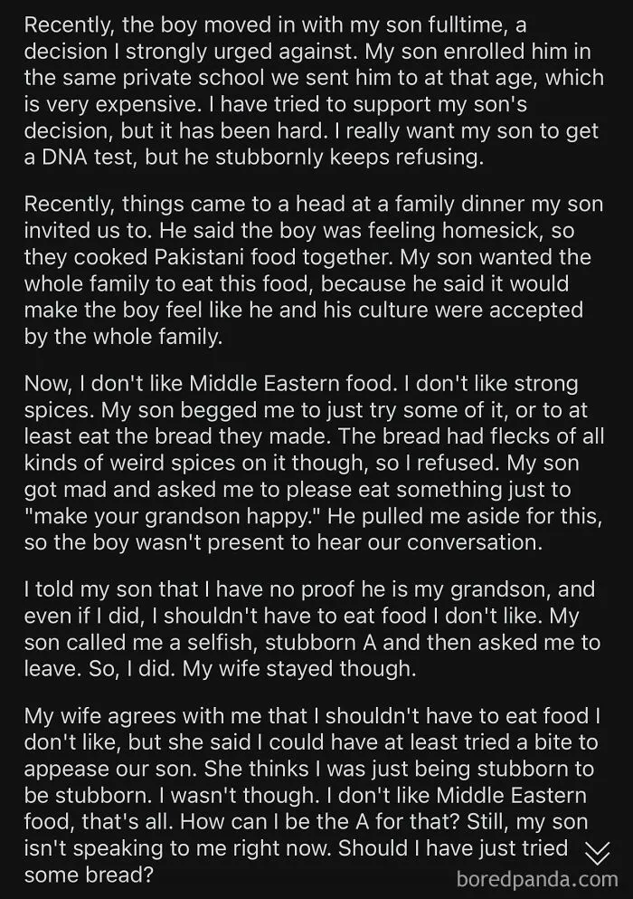 Male Karen Doesn't Like Middle Eastern Food