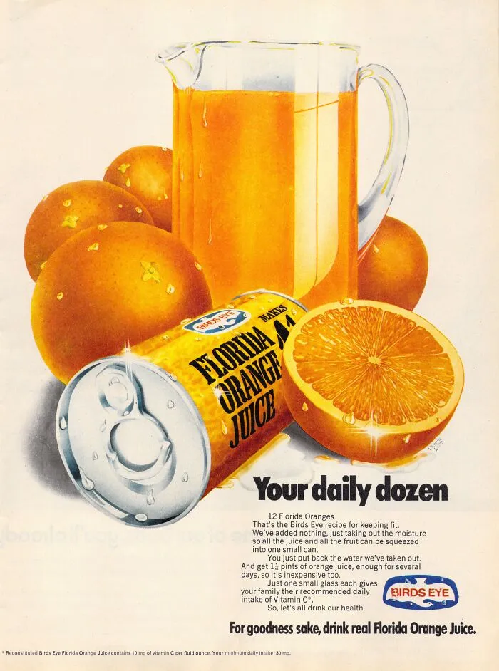 Birds Eye Florida Orange Juice Advert (1973)