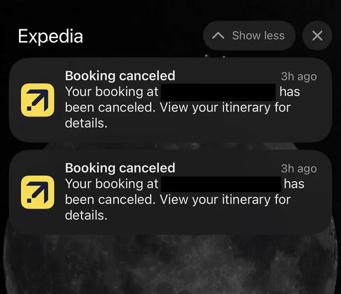 Expedia Canceled Two Hotel Reservations For My Trip In A Week (One Of Them Is Non Refundable)