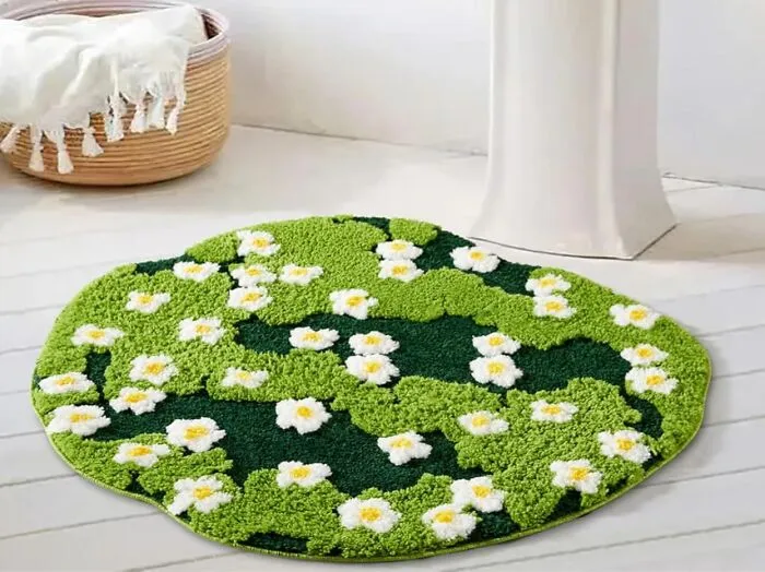Go Au Naturale In Your Bathroom With This <a Style="Display:inline;" Href="Https://Www.amazon.com/Dp/B0clhyfcbr?btn_ref=srctok-D2fd52e3507b3e49&ascsubtag=7741432%2c11%2c23%2cd%2c0%2c0%2c0%2c1396%3a1&900%3a2=undefined&974%3a3=undefined&1125%3a2=undefined&1338%3a1%2c51454644%2c0%2c0%2c0=undefined&th=1&linkcode=ll1&tag=bpmelon-20&linkid=1e7ccd6ab958059eff5d70d84e686b26&language=en_us&ref_=as_li_ss_tl" Target="_blank"><span Style="Font: Inherit; Color: #d74b1f;"> Green Mossy Rug</Span>, 'Cause Who Says Your Feet Can't Enjoy A Little Nature Therapy?