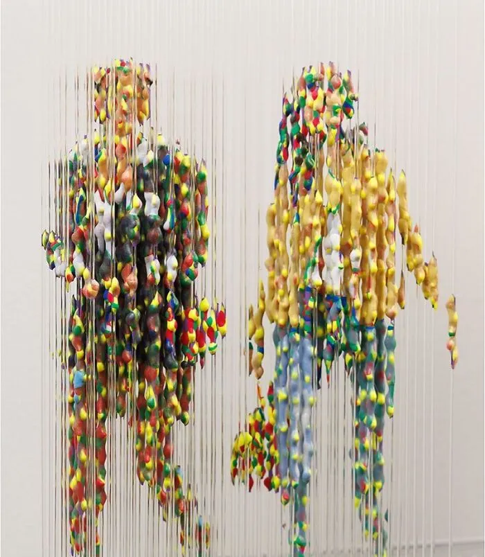 Artist Paints 3D Abstract Sculptures Of People (25 Pics)
