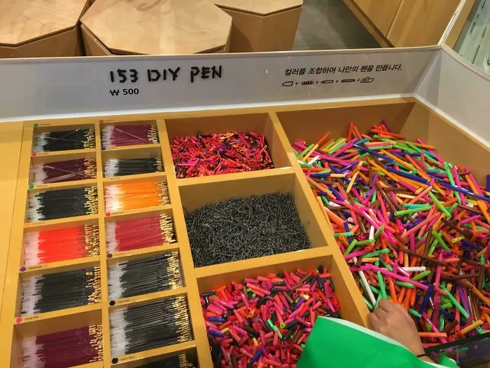 Esta tienda te permite construir tus propios bolígrafos