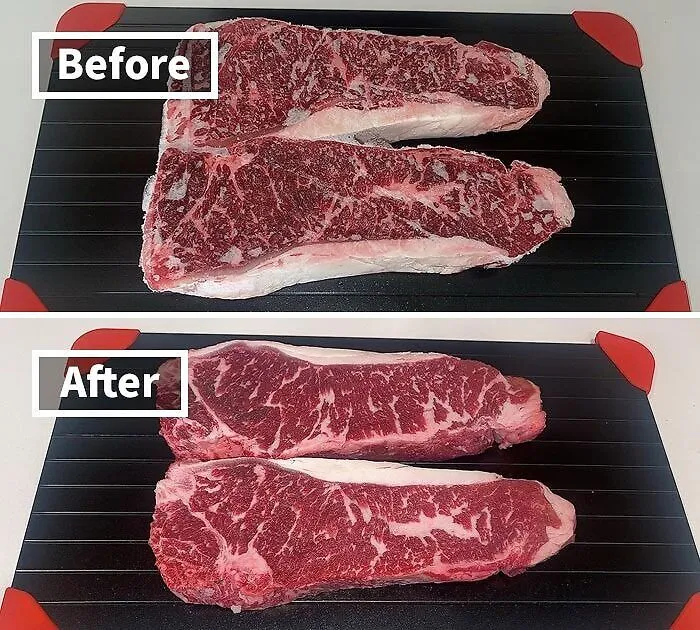 From Frozen Tundra To Ready-To-Cook Real Quick: Watch <a Style="Display:inline;" Href="Https://Www.amazon.com/Defrosting-Thawing-Defroster-Miracle-Included/Dp/B08cmjs2b2?ie=utf8&linkcode=ll1&tag=bpwombat-20&linkid=945c3250cc41108f51c2d723bd2bf3ae&language=en_us&ref_=as_li_ss_tl" Target="_blank"><span Style="Font: Inherit; Color: #d74b1f;"> Quick Defroster Tray </Span> Work Its Magic, Because Who Has Time To Wait