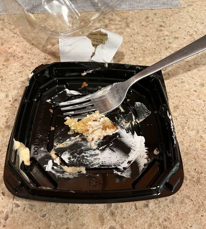 El trozo de tiramisú que me ha dejado mi marido