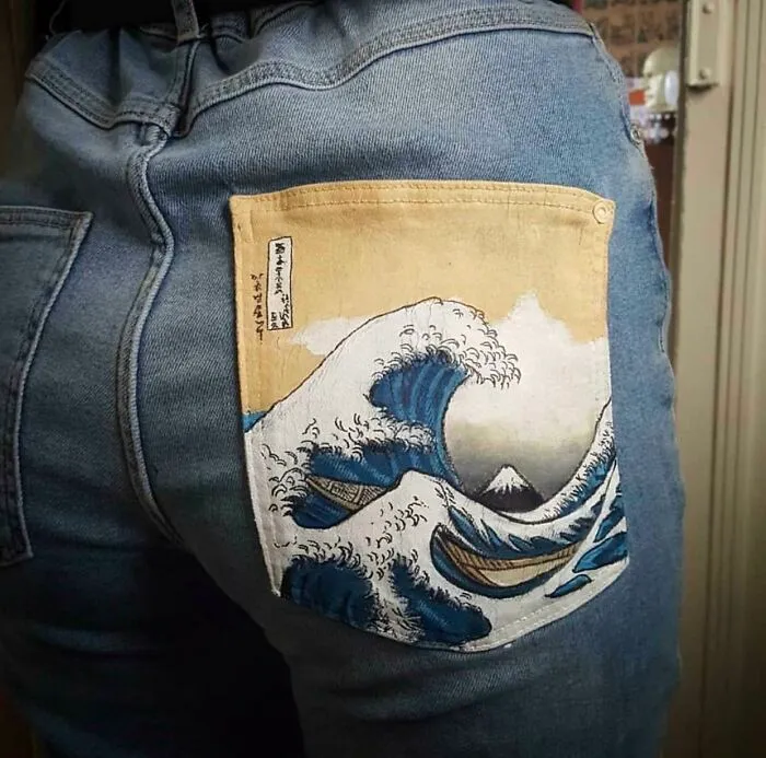 Friend Painted These Jeans, Just Thought You’d Like It. Also Butt