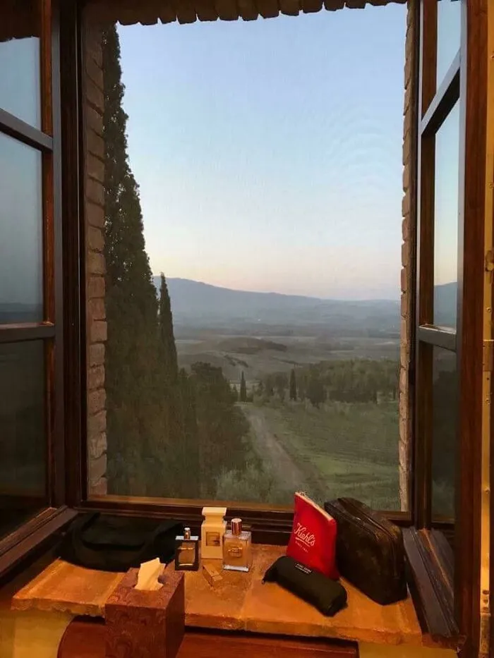 Cómo esta ventana se convirtió en una pintura. Florencia, Italia.