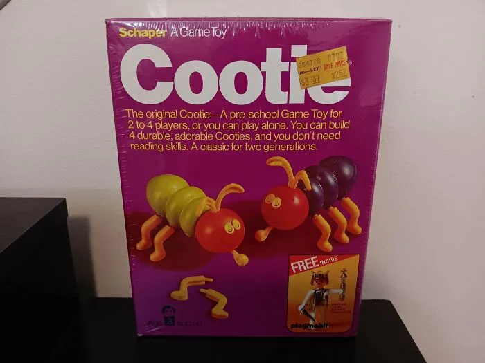 Cootie Game Toy Sealed Schaper Vintage 1976