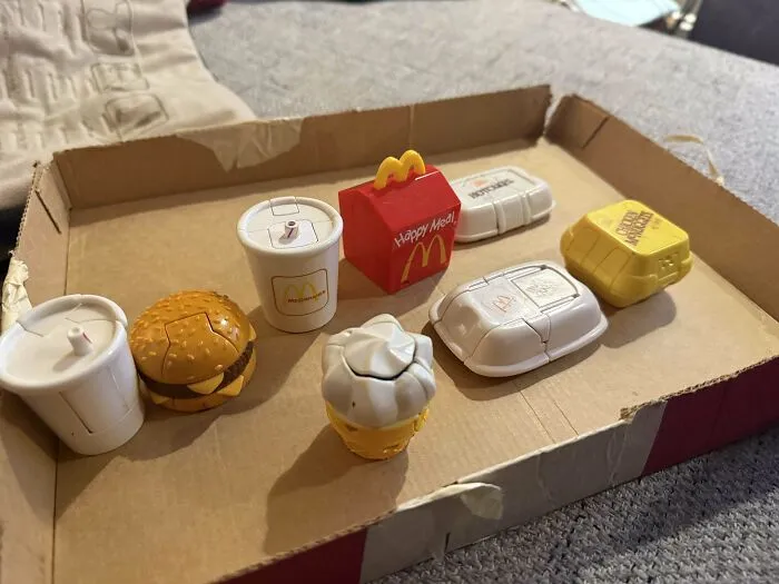 My Vintage Happy Meal Transformer Toys