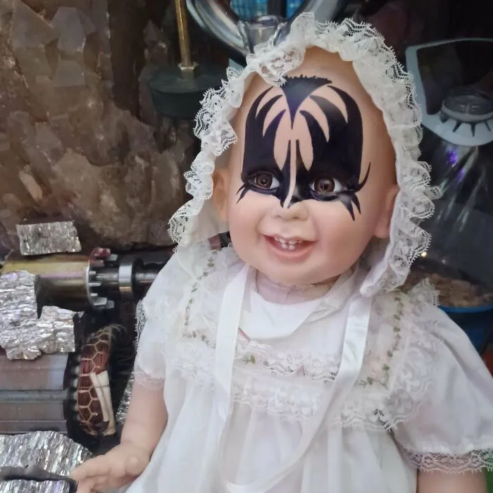 Kid Wanted A Kiss Doll, All We Could Afford Was A Sharpie
