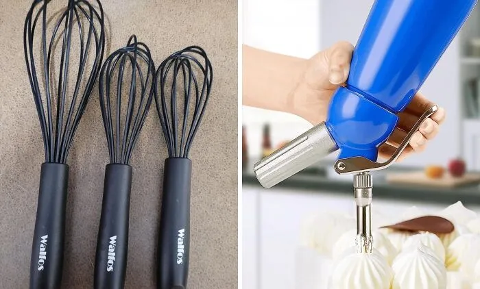<a Style="Display:inline;" Href="Https://Www.amazon.com/Walfos-Silicone-Suitable-Individual-Sauce-Black/Dp/B09ncvyvcf?ie=utf8&th=1&linkcode=ll1&tag=bpaxolotl-20&linkid=097349f8ba6896f2f00c42eb82b0ea1b&language=en_us&ref_=as_li_ss_tl " Target="_blank"><span Style="Font:inherit;color:#d74b1f;"> Classic Whisk </Span> vs. <a Style="Display:inline;" Href="Https://Www.amazon.com/Greatwhip-Dispenser-Aluminum-Capacity-Stainless/Dp/B0bdfpnqzl?crid=2jjo78az11hu5&dib=eyj2ijoimsj9.izaw56tjp8vikdbi4mvqqcm370hqmnvvnfajui7ckrx7mvpazi_ccjpg-Tz3qju15n83nobq2qijglvm88axydspc4tdd3law90r7pgb4kkracgwcf-Inrj6t4f2sl5s27o4s9ohedrgbpto7mwngpgww3sucnkveyrwqvlyofsmy8n4stzk_0-V5cvj9bu_16j6t0ghb8um7ebxa39aj-Zh5yuggvs-Cswqulcpojhpqcj-Cqvgbsut1hxcajmymqge-Phl8co0ix8mvbtp2cpa8gvsd7s_nt5wjkewhui.yt3orckun50ayw7ysv81hvfrwddzir_aqdi7fvcqgvo&dib_tag=se&keywords=whipped%2bcream%2bdispenser&qid=1739294935&sprefix=whipped%2bcream%2caps%2c231&sr=8-2-Spons&sp_csd=d2lkz2v0tmftzt1zcf9hdgy&th=1&linkcode=ll1&tag=bpaxolotl-20&linkid=b1d81ab2e58cb1fda16bad6b3e69219d&language=en_us&ref_=as_li_ss_tl " Target="_blank"><span Style="Font:inherit;color:#d74b1f;"> Whipped Cream Dispenser </Span>