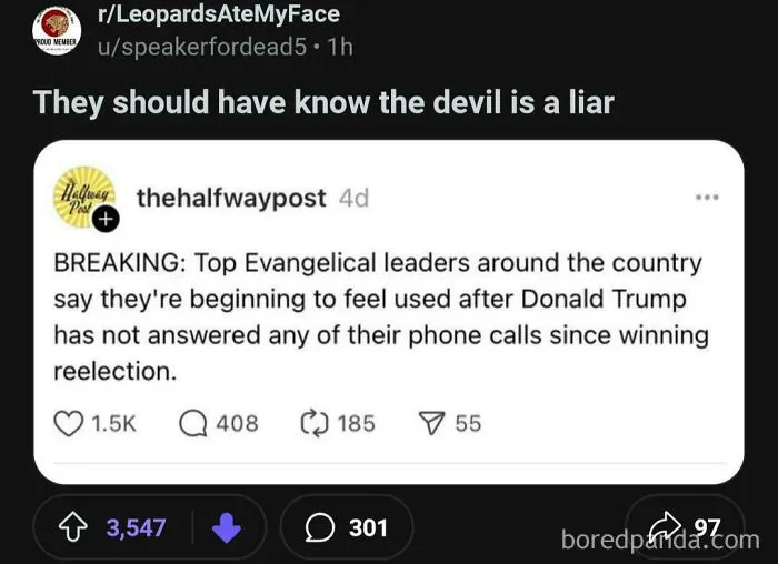 The Halfway Post Is Satire