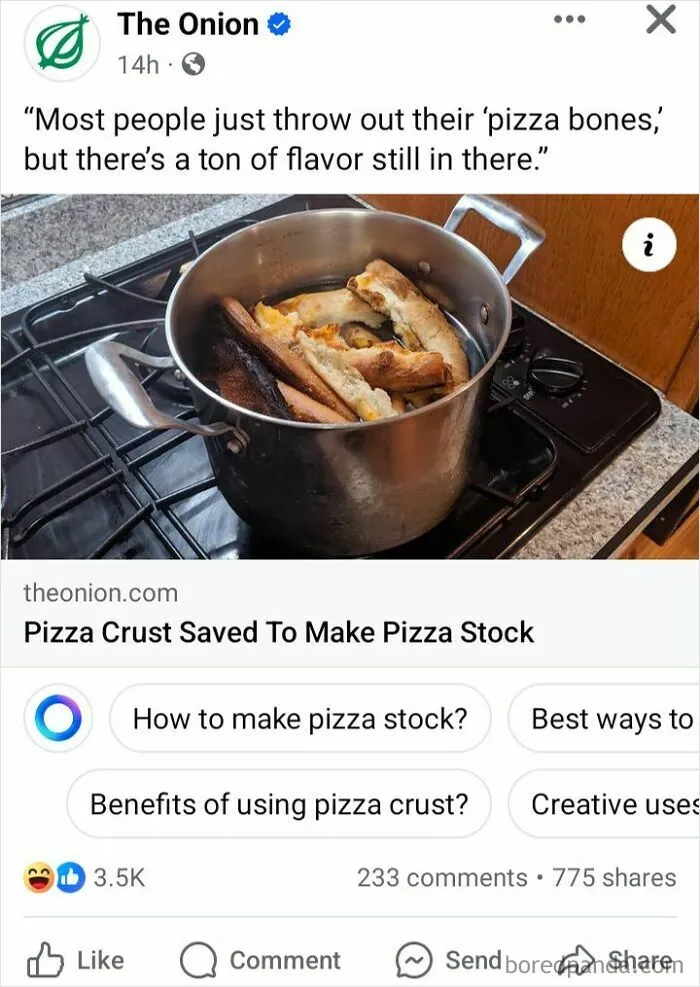 Meta AI Ate The Onion