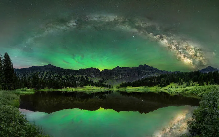 Planet Earth's Landscape And Environments, Gold: Hyalite Twilight By Jake Mosher