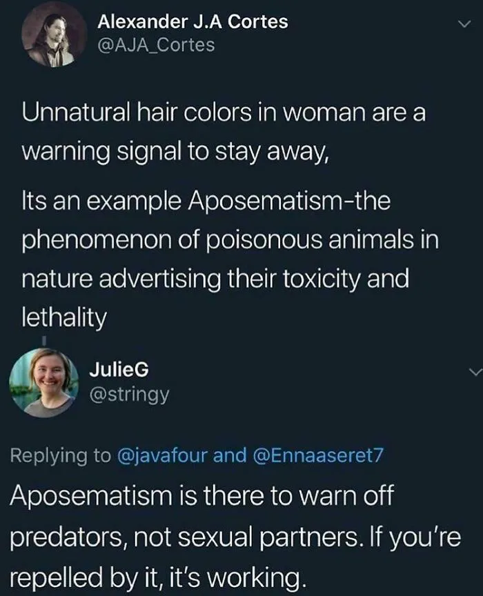 A Thread On Aposematism