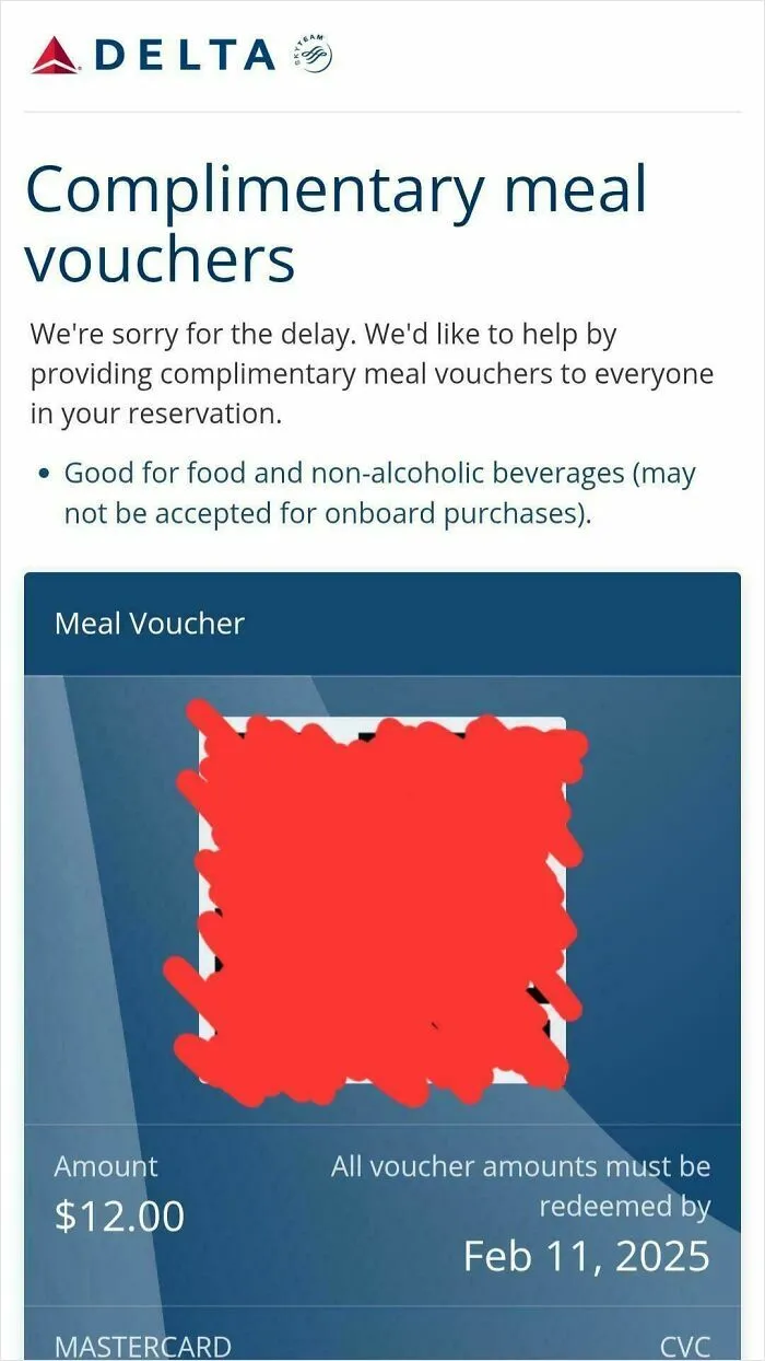 Delta Canceled My Flight, And Had No Available Rescheduled Flights For 18 Hours, So Half My Vacation Is Ruined. In Return, They're Offering Me 12 Dollars For The Trouble