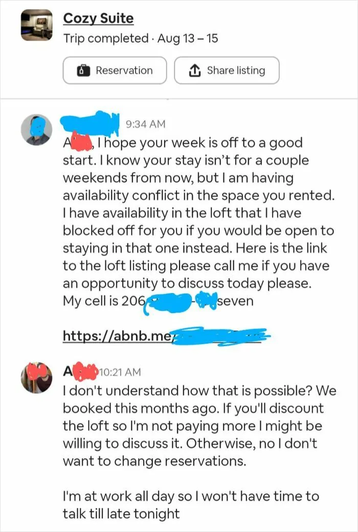 If You Needed Another Reason To Hate Airbnb. 2 Weeks Before Our Reservation Our Hosts Tells Us He Over Booked?