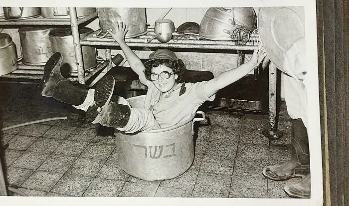 My Mother During Army Kitchen Duty, Late 1970s