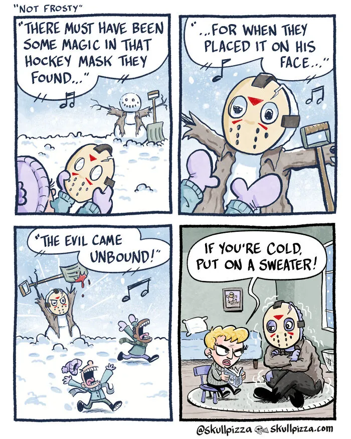 20 “Skull Pizza” Comics That Prove Horror And Comedy Are A Perfect Match (New Pics)