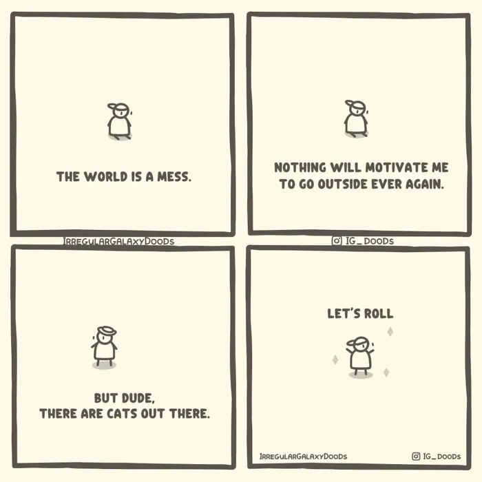 50 Wholesome And Cute Comics By Irregular Galaxy Doods (New Pics)