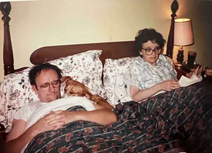 My Grandparents In 1983. Both Passed Within A Year Of Each Other. This Picture Always Felt Like A Sitcom Still