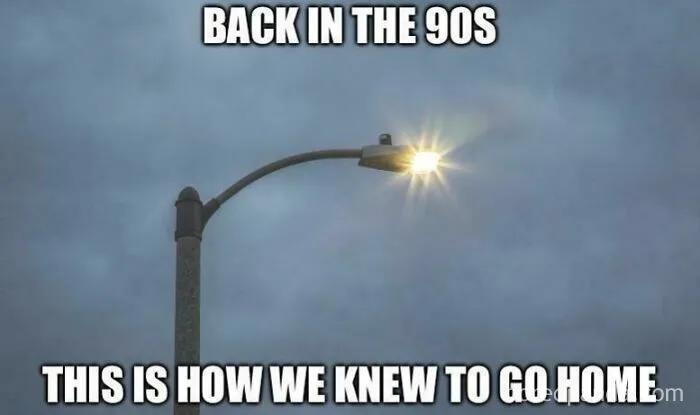 The 90s Kid Bat Signal…