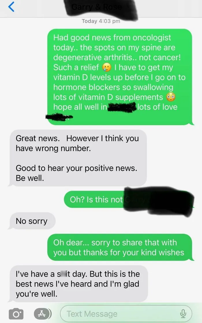 Mum Sent A Text To The Wrong Number. Mum Wanted To Share Some Good News With Family But Sent It To A Total Stranger Instead