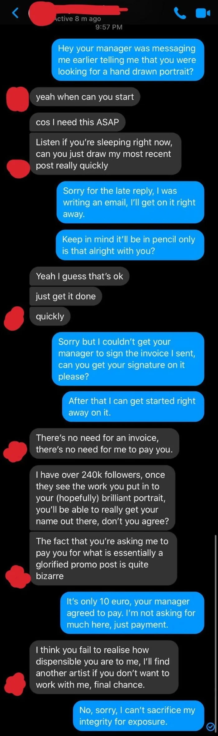 My Friend Got Shorted By A Pretty Major Influencer