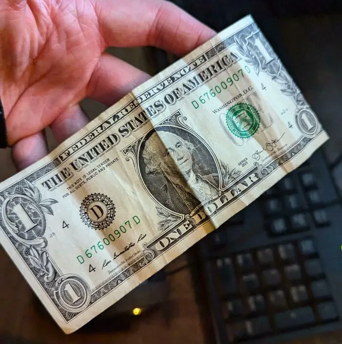 Was Tipped $1, I Live In The UK. This Is Worth Nothing