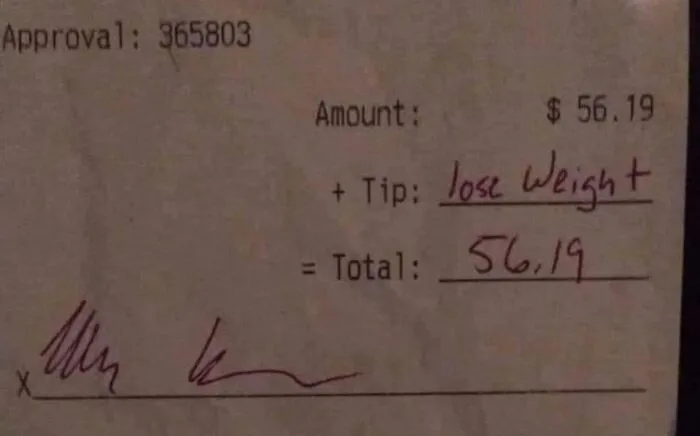 The Person That Left This “Tip”