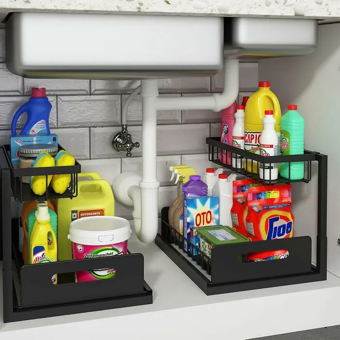 Bring Order To The Darkest, Most Chaotic Corner Of Your Kitchen With The <a Style="Display:inline;" Href="Https://Www.amazon.com/Organizer-Storage-Cabinet-Shelves-Bathroom/Dp/B0c5dbmyzf?pd_rd_w=1umy0&content-ID=amzn1.sym.7379aab7-0dd8-4729-B0b5-2074f1cb413d&pf_rd_p=7379aab7-0dd8-4729-B0b5-2074f1cb413d&pf_rd_r=7613hc4b6qmhbm8z666h&pd_rd_wg=awuf3&pd_rd_r=c105c549-4acf-4e55-B856-D6b738403654&pd_rd_i=b0c5dbmyzf&th=1&linkcode=ll1&tag=bpparrot-20&linkid=fc8f7aa156c30d3fb2bb2d534b3b2dc5&language=en_us&ref_=as_li_ss_tl" Target="_blank"><span Style="Font: Inherit; Color: #d74b1f;"> Under Sink Organiser </Span> That's A Game-Changer For Anyone Who's Ever Wrestled With A Cluttered Cabinet