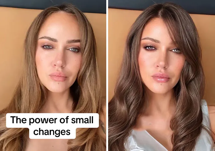 30 Comparison Pics Of How People Could Look Better With Minimal Changes