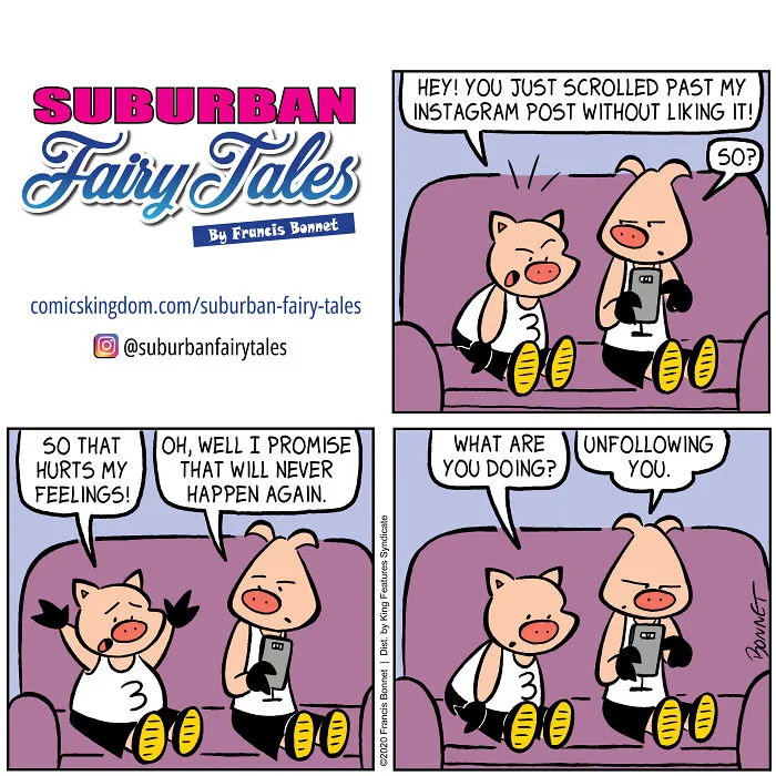 My 20 Comics Showcasing Relationship Disasters From A Pig's Perspective