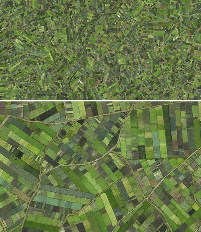 Photographer Assembles Aerial Photos To Showcase The Immense Scale Of Human Impact (17 Pics)