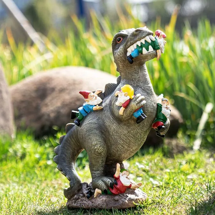 <a style="display:inline;" href="https://www.amazon.com/SOWSUN-Statues-Dinosaur-Decoration-Housewarming/dp/B08RW36H21?crid=630R0IE6I4P3&dib=eyJ2IjoiMSJ9.jsIWiE5TIVWoddBrH8fpavhglItGErqop2kGXZRuOeIhwwDLi9d1ZVx3wcFjC1IIOMSmvHtnGaGtUmbUspVkMc1FD8yIwMF6Y1Iu1YZQQVnulOE3xsHF4J2Eeqe4veIpO1R-nFpvwxdjYl1eOkCadBdlzaXU5lufLbrQukloB9KBUqCA8FCk2km8aAy4avhLlvlw0LVmy8yhS3NrcGrmnQUEld3Tm_zy2n2iDf0icbUM4iHSGKsNmA3du6SkiqMrOGv5ADfZvGxwYojpXDTHRsC0T8ZR2JhQKJzzNZc7Xw8.ZcNgHiv1Zkq2vvQ2o3H2QIe70H3QY9ylm305Vr574Ak&dib_tag=se&keywords=T-Rex%2Bstatue&qid=1740657714&sprefix=t-rex%2Bstatue%2Caps%2C199&sr=8-2-spons&sp_csd=d2lkZ2V0TmFtZT1zcF9hdGY&th=1&linkCode=ll1&tag=bpfish-20&linkId=6ef9d49c07b6b696151ac842485f8893&language=en_US&ref_=as_li_ss_tl " target="_blank"> "<span Style="Font:inherit;color:#d74b1f;">T-Rex statue</Span>. He lives in my front yard and I dress him up for holidays and silly occasions." - <span Style="Font:inherit;color:#808080"> bleedingdaylight0</Span>