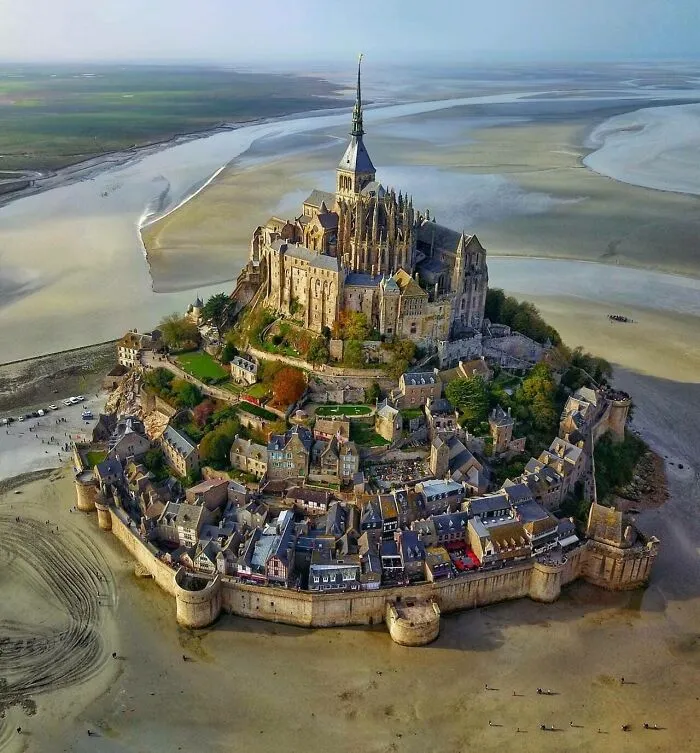 Inside The Walls Of Mont Saint-Michel, France