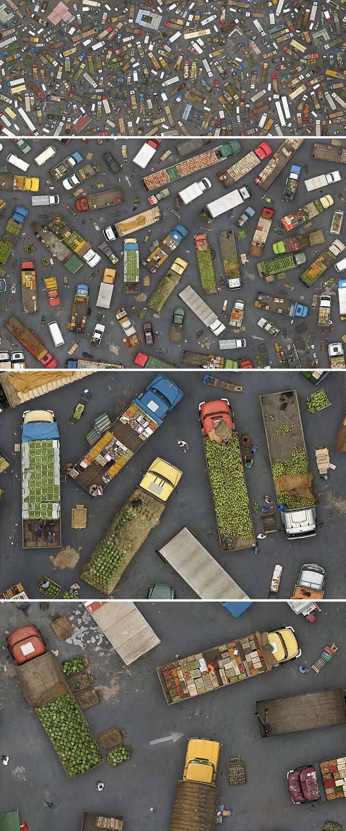 Photographer Assembles Aerial Photos To Showcase The Immense Scale Of Human Impact (17 Pics)