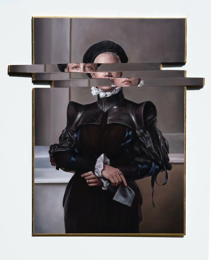 Artist Adds A Modern Twist To Classical Style Paintings By Distorting Them (30 Pics)