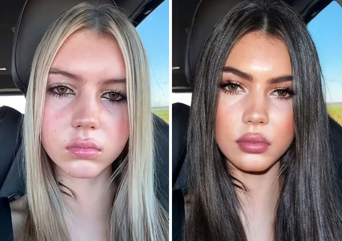 28 Fotos comparativas de cómo la gente podría verse mejor con cambios mínimos