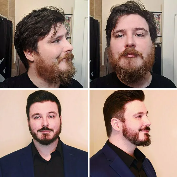 Mi marido me dejó hacerle este cambio de look durante la cuarentena