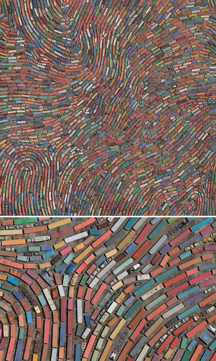 Photographer Assembles Aerial Photos To Showcase The Immense Scale Of Human Impact (17 Pics)