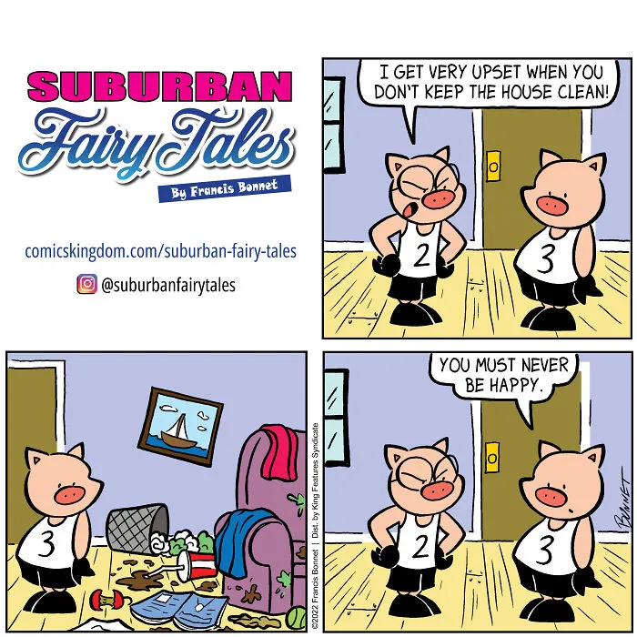 My 20 Comics Showcasing Relationship Disasters From A Pig's Perspective