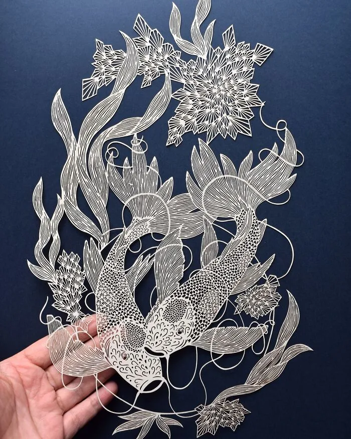 Papercut Artist Creates Intricate And Beautiful Designs Inspired By Natural Life (42 Pics)