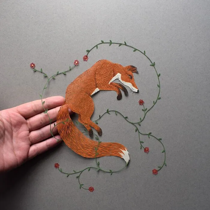 Papercut Artist Creates Intricate And Beautiful Designs Inspired By Natural Life (42 Pics)