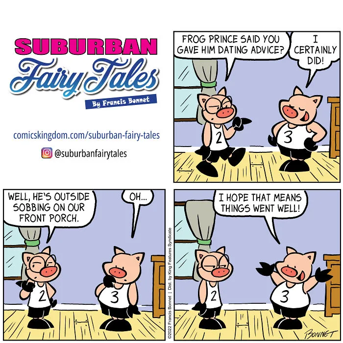 My 20 Comics Showcasing Relationship Disasters From A Pig's Perspective