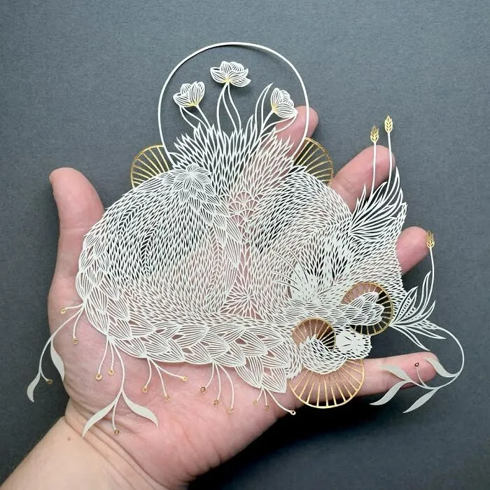 Papercut Artist Creates Intricate And Beautiful Designs Inspired By Natural Life (42 Pics)