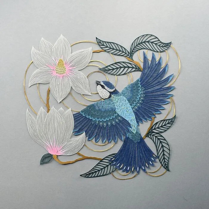 Papercut Artist Creates Intricate And Beautiful Designs Inspired By Natural Life (42 Pics)