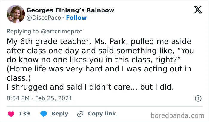 That Is A Despicable Thing To Say To A Child