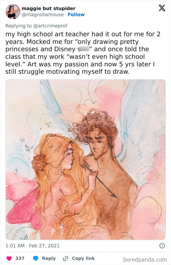 That Was One Lousy Art Teacher